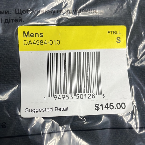 NWT NIKE Storm-Fit Waterproof Mens Training Pants. Color Black. - Picture 6 of 6